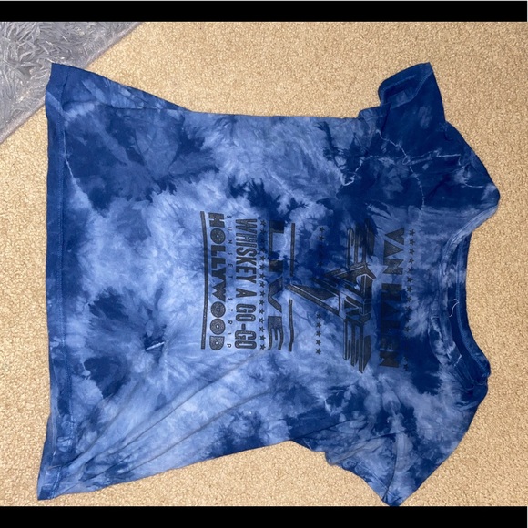 Tie Dye Navy Graphic Tee - Picture 1 of 4